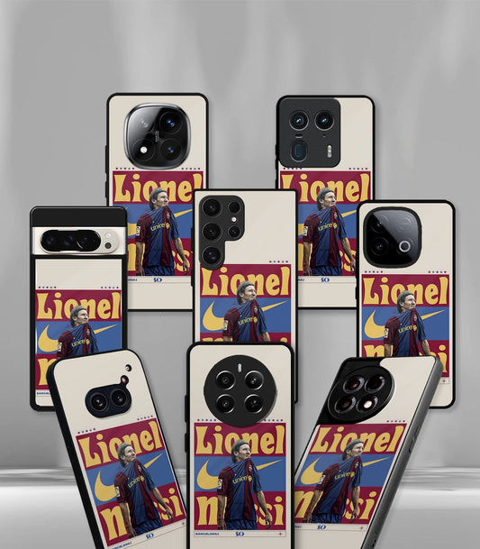 Lionel Messi Vintage edition Premium Glossy Phone Case.