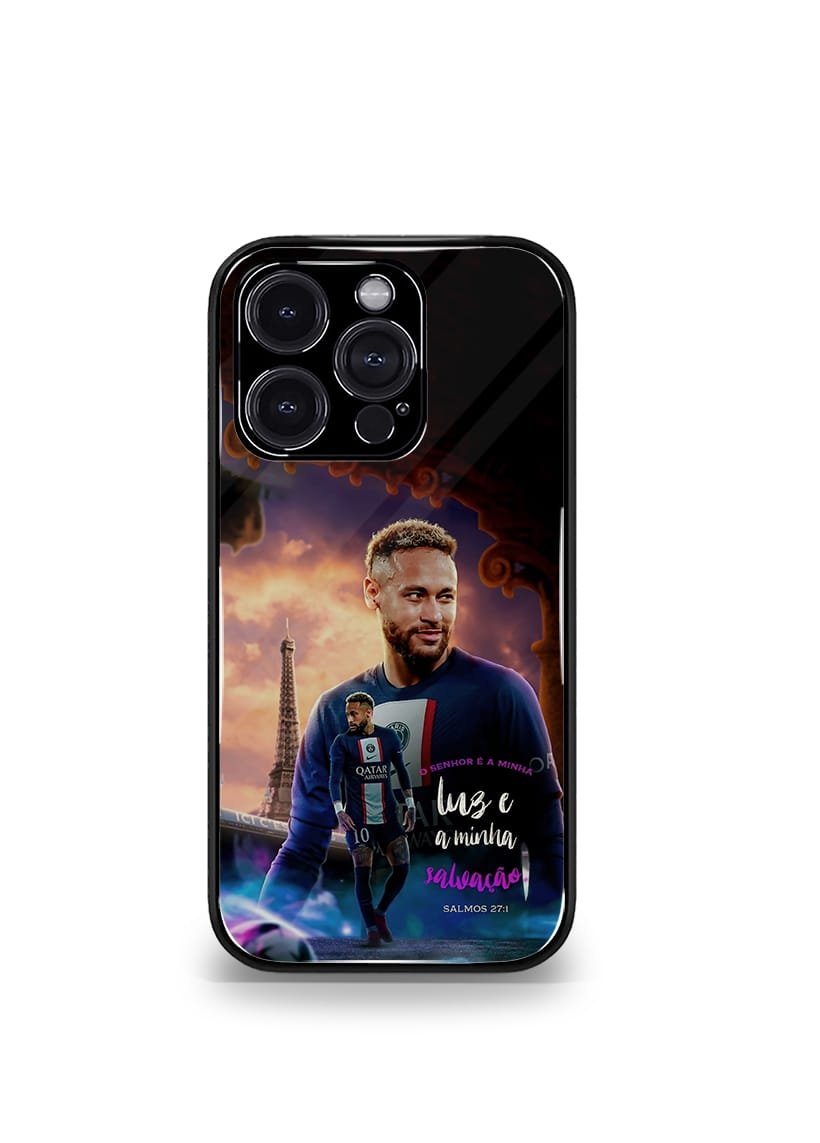 neymar junior goat edition premium glossy phone case.