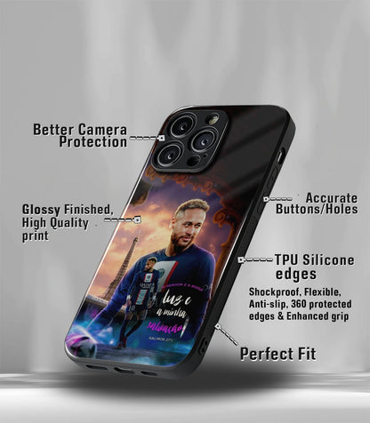 Neymar Junior GOAT edition Premium Glossy Phone Case.