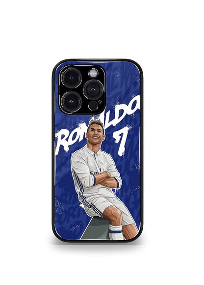 Cristiano Ronaldo GOAT CR7 edition Premium Glossy Phone Case.