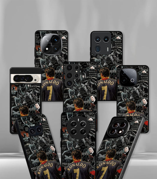 Cristiano Ronaldo GOAT SuperHero edition Premium Glossy Phone Case.