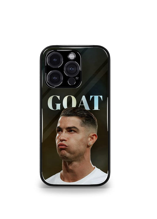 Cristiano Ronaldo GOAT CR7 edition Premium Glossy Phone Case.