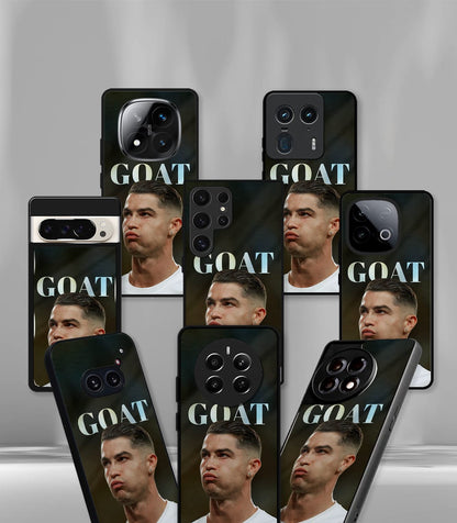 Cristiano Ronaldo GOAT CR7 edition Premium Glossy Phone Case.