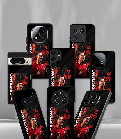 Cristiano Ronaldo GOAT CR7 edition Premium Glossy Phone Case.