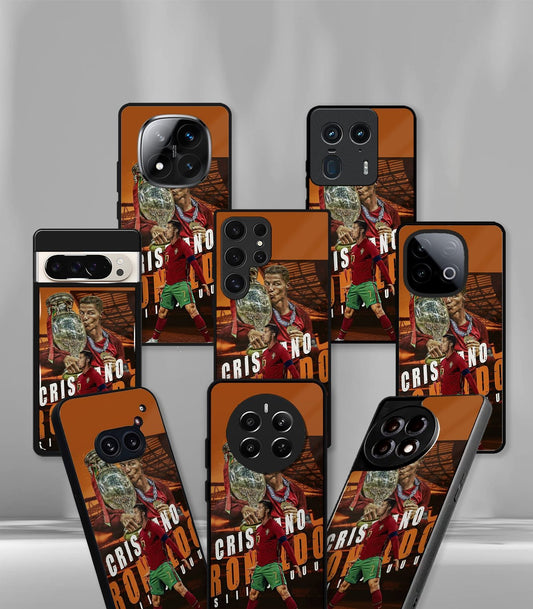 Cristiano Ronaldo GOAT CR7 edition Premium Glossy Phone Case.