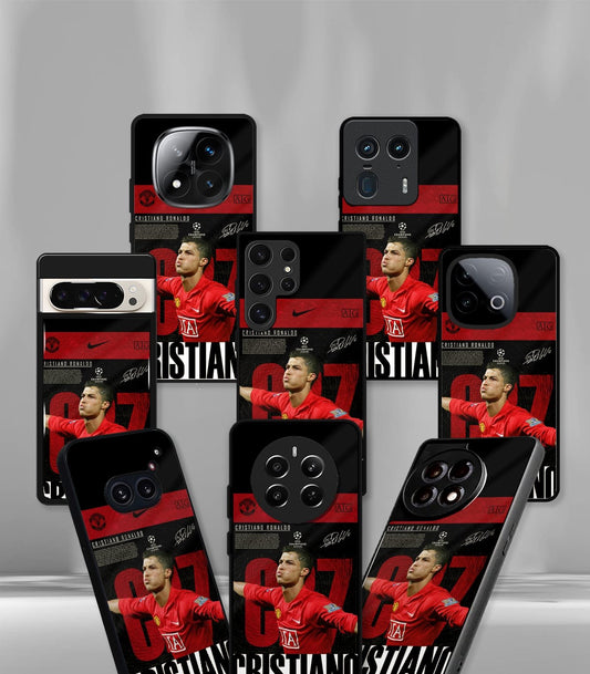 Cristiano Ronaldo GOAT CR7 edition Premium Glossy Phone Case.