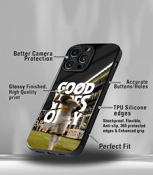 Neymar Junior GOOD VIBES ONLY Santos Premium Glossy Phone Case.