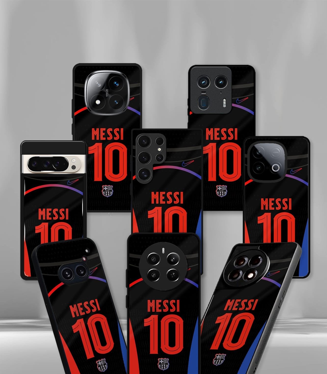 lionel messi barca kit edition premium glossy phone case.