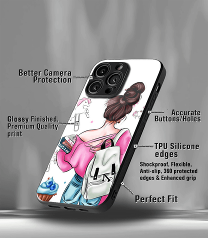 'For Her' Premium Glossy Floral/ Aesthetic Phone Case compatible for every Phone Models.