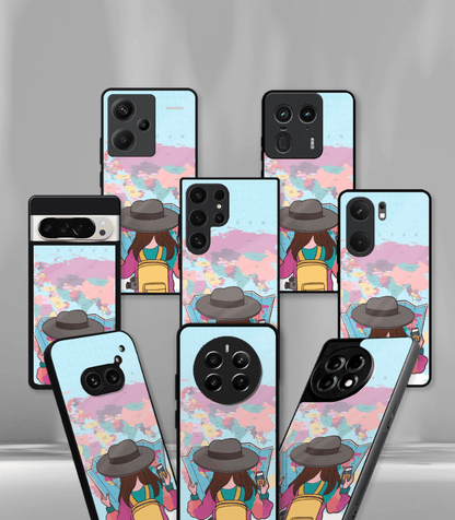 'For Her' Premium Glossy Floral/ Aesthetic Phone Case compatible for every Phone Models.