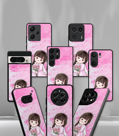 'For Her' Premium Glossy Floral/ Aesthetic Phone Case compatible for every Phone Models.