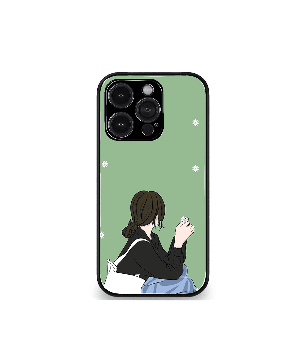 'for her' premium glossy floral/ aesthetic phone case compatible for every phone models.