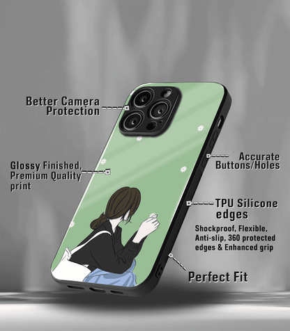 'For Her' Premium Glossy Floral/ Aesthetic Phone Case compatible for every Phone Models.