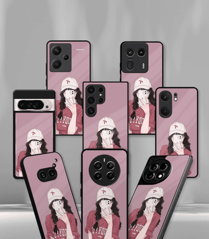 'For Her' Premium Glossy Floral/ Aesthetic Phone Case compatible for every Phone Models.