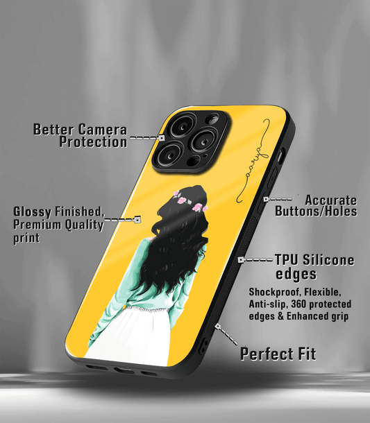 'For Her' Premium Glossy Floral/ Aesthetic Phone Case compatible for every Phone Models.