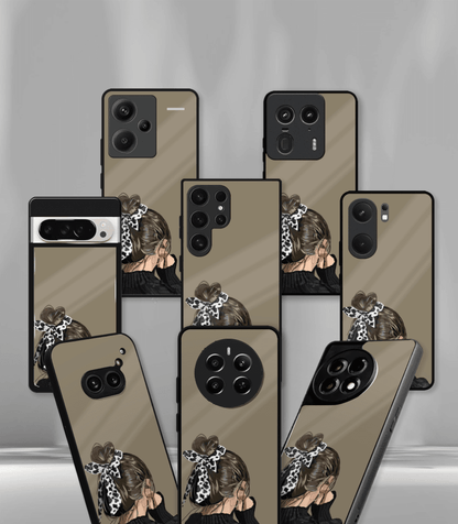 'For Her' Premium Glossy Floral/ Aesthetic Phone Case compatible for every Phone Models.