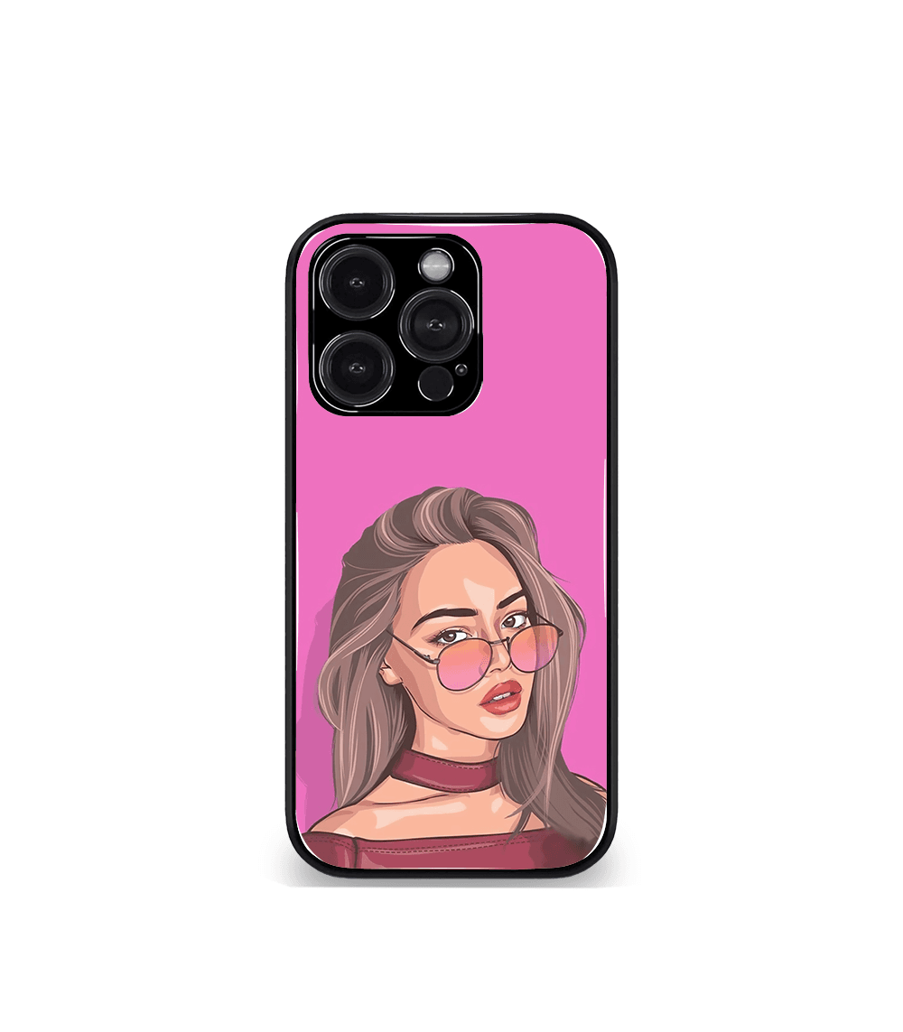 'for her' premium glossy floral/ aesthetic phone case compatible for every phone models.