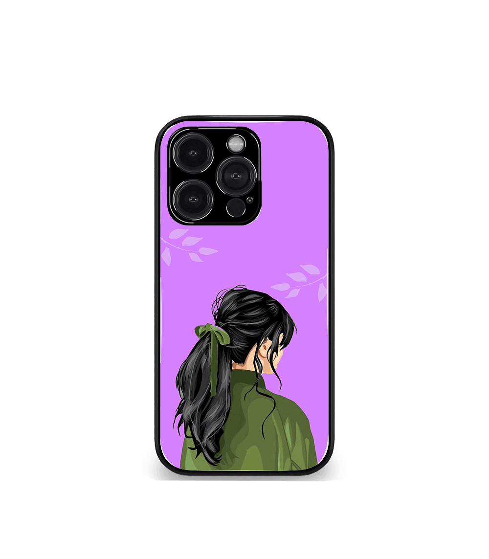 'for her' premium glossy floral/ aesthetic phone case compatible for every phone models.