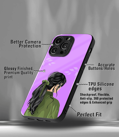 'For Her' Premium Glossy Floral/ Aesthetic Phone Case compatible for every Phone Models.