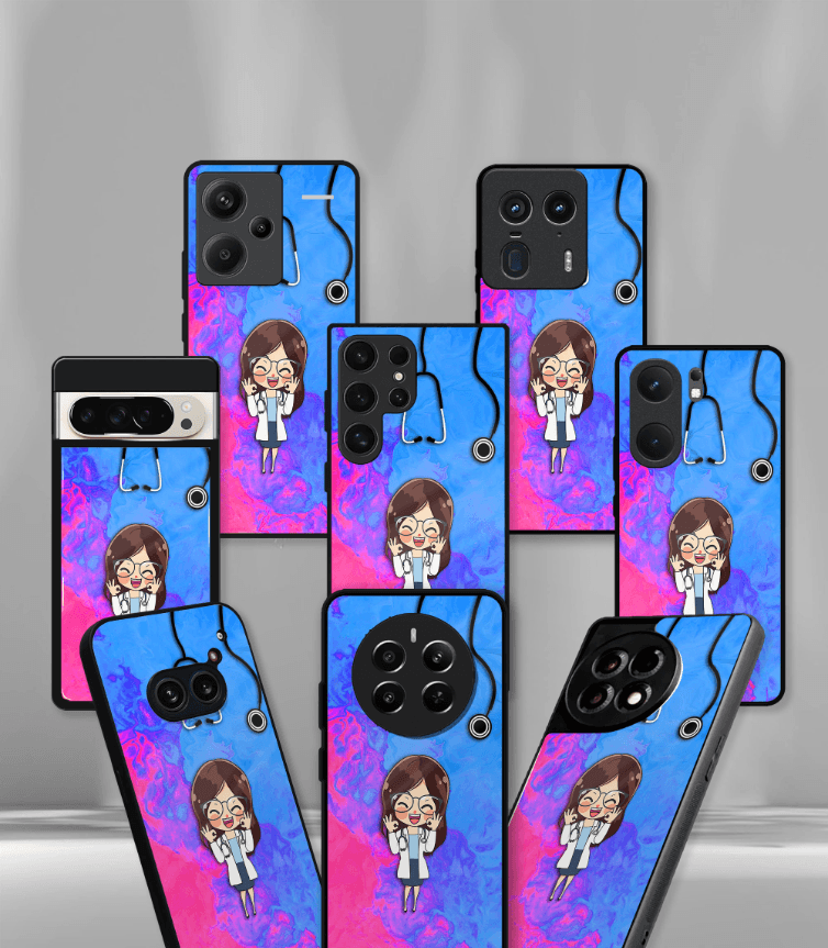 'for her' premium glossy floral/ aesthetic phone case compatible for every phone models.