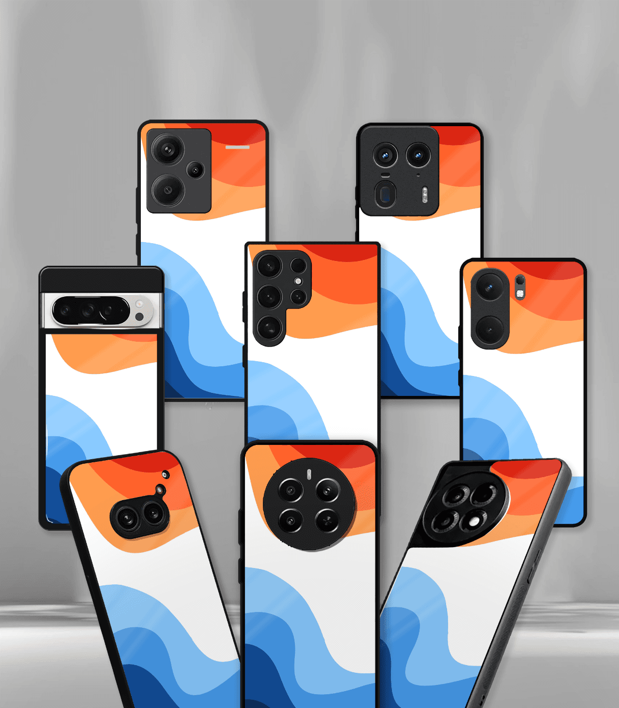 'for her' premium glossy floral/ aesthetic phone case compatible for every phone models.