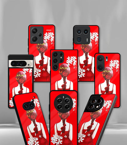 'For Her' Premium Glossy Floral/ Aesthetic Phone Case compatible for every Phone Models.