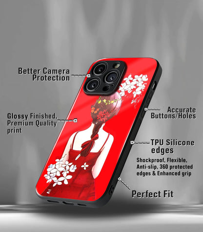 'For Her' Premium Glossy Floral/ Aesthetic Phone Case compatible for every Phone Models.