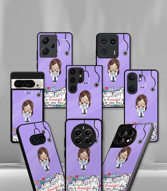 'For Her' Premium Glossy Floral/ Aesthetic Phone Case compatible for every Phone Models.