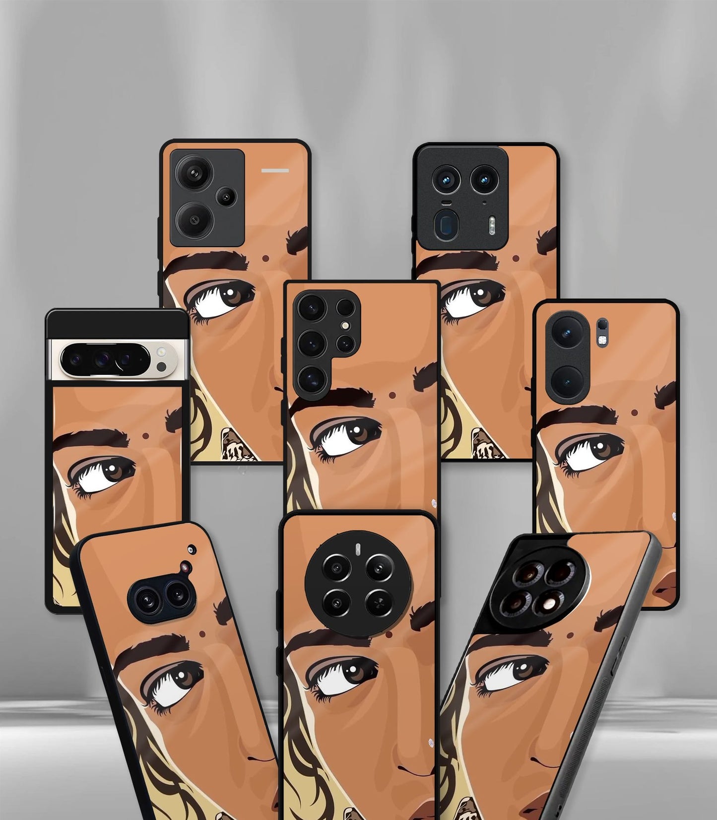 'for her' premium glossy floral/ aesthetic phone case compatible for every phone models.