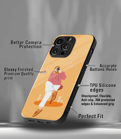 'For Her' Premium Glossy Floral/ Aesthetic Phone Case compatible for every Phone Models.