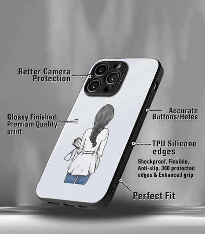 'For Her' Premium Glossy Floral/ Aesthetic Phone Case compatible for every Phone Models.