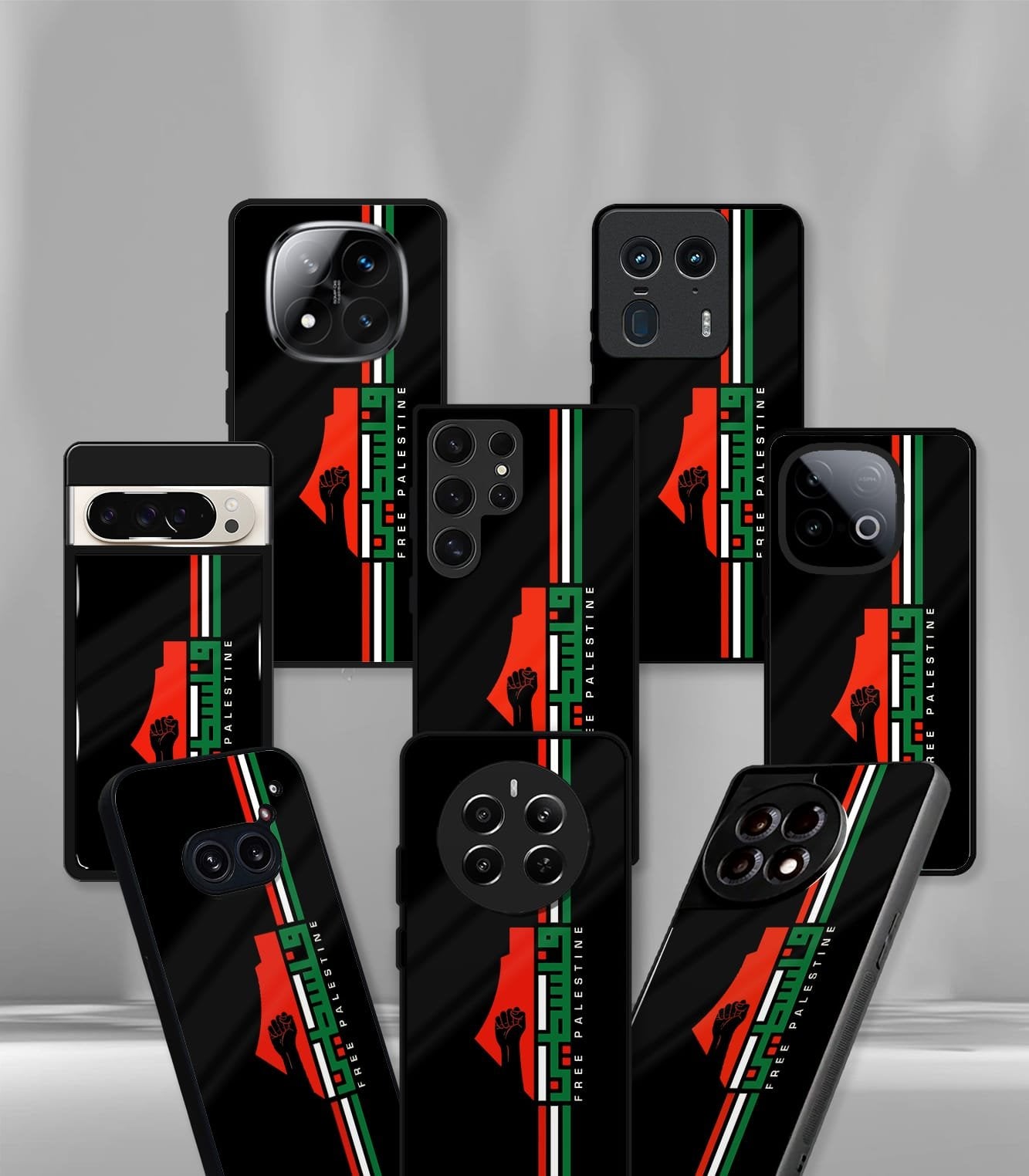 free palestine, save gaza solidarity premium glossy phonecase