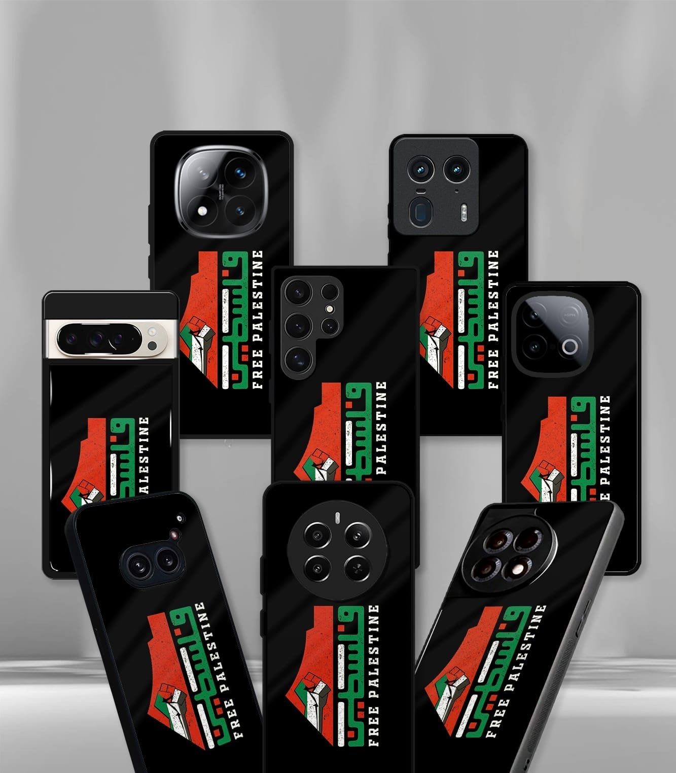 free palestine, save gaza solidarity premium glossy phonecase
