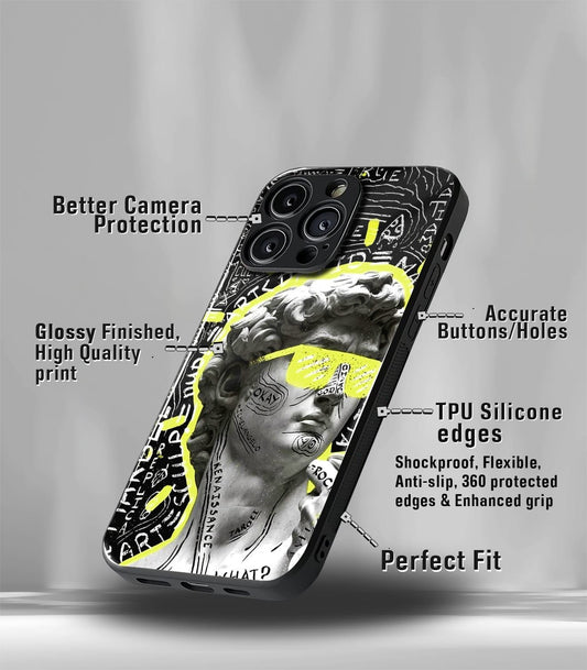 Tripped Statue Premium Glossy PhoneCase