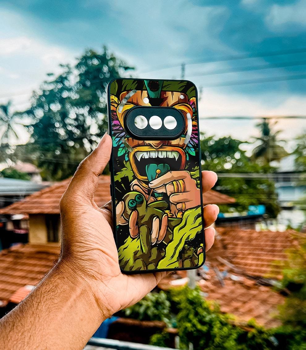 psychedelic premium glossy phone case