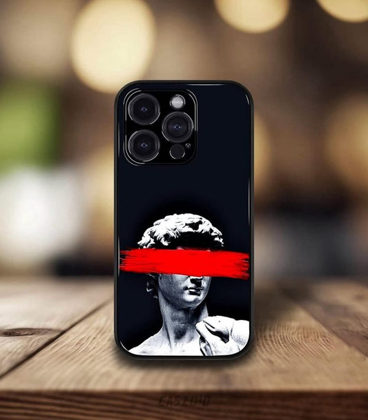Psychedelic Statue Premium Glossy PhoneCase