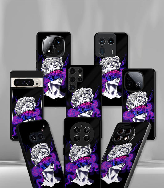 Psychedelic Statue Premium Glossy PhoneCase