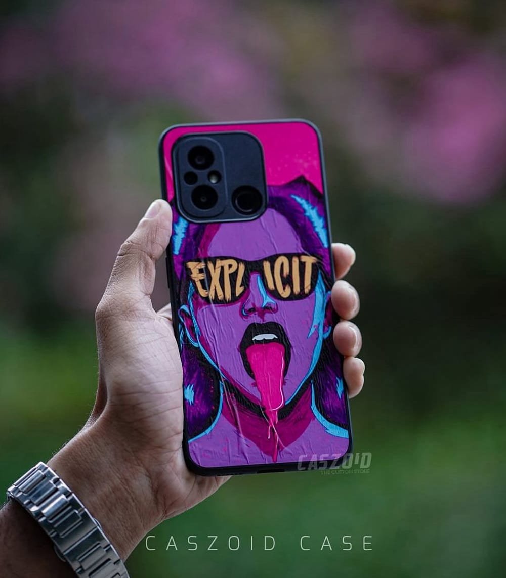 psychedelic explicit premium glossy phonecase