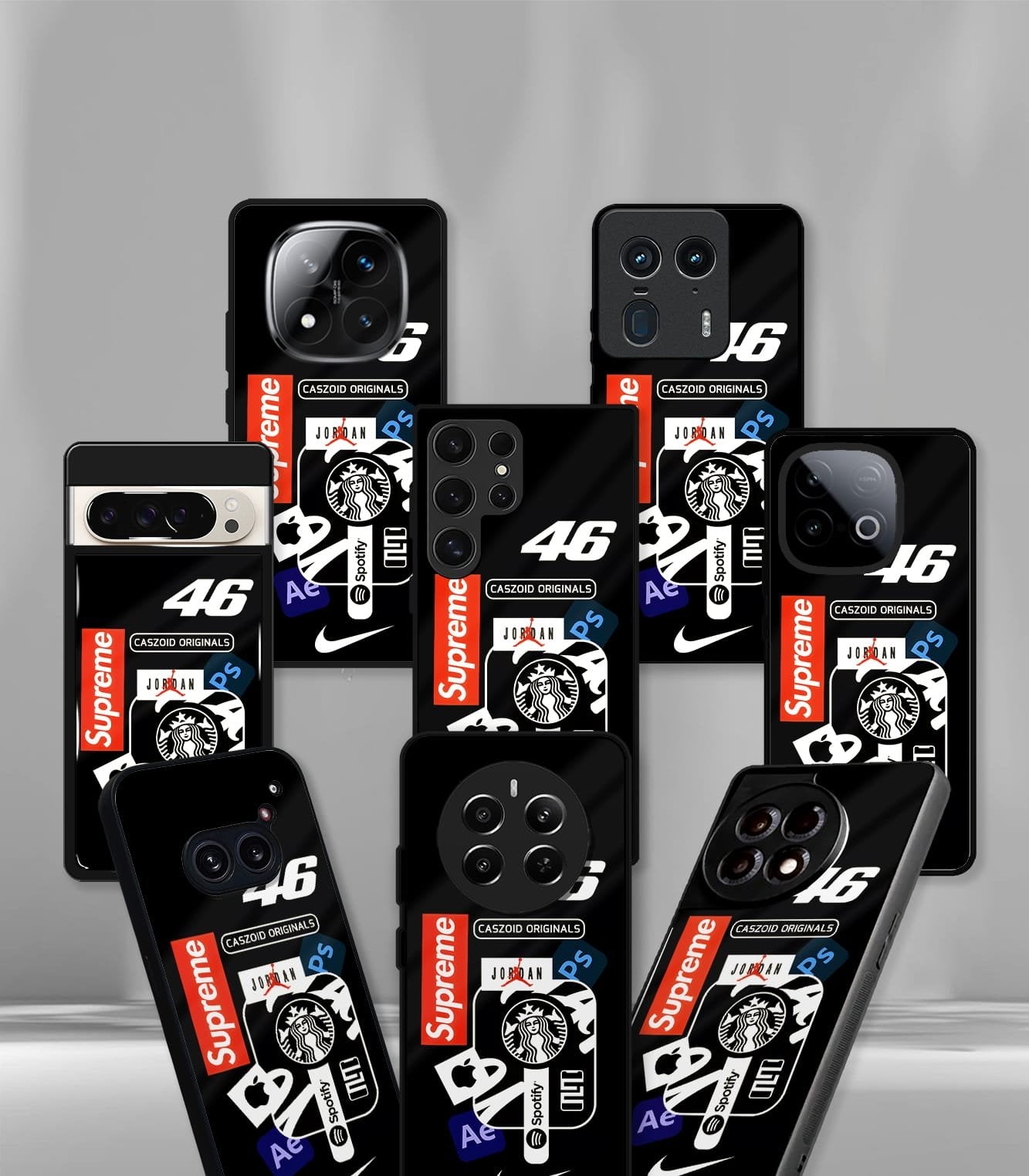 caszoid originals cutout premium glossy phonecase