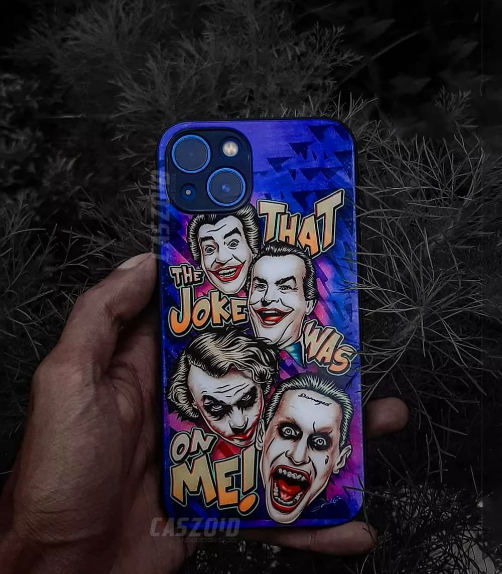 laughing joker premium glossy phonecase