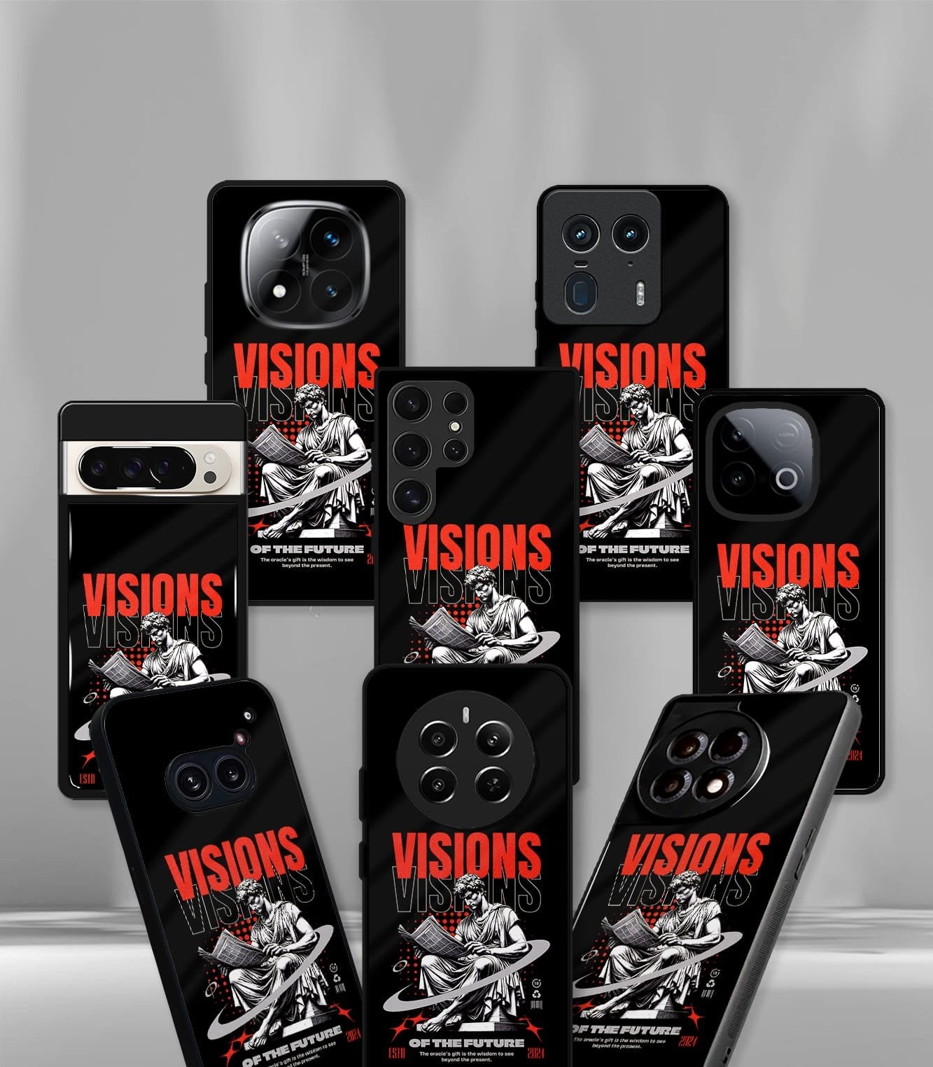 vision of the future premium glossy phonecase