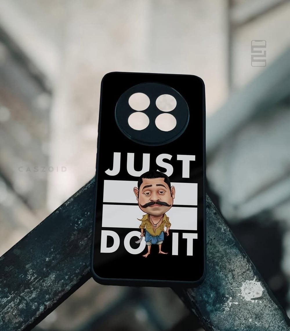just do it dhashamoolam dhaamu premium glossy phonecase