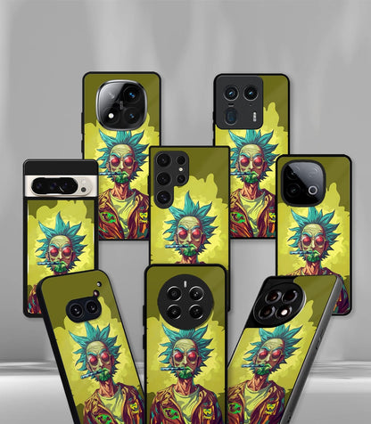 Trippy smoky Yellow Premium Glossy PhoneCase