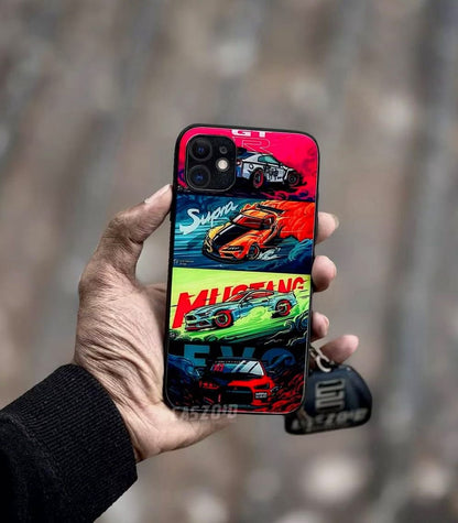 Car Collage Premium Glossy PhoneCase