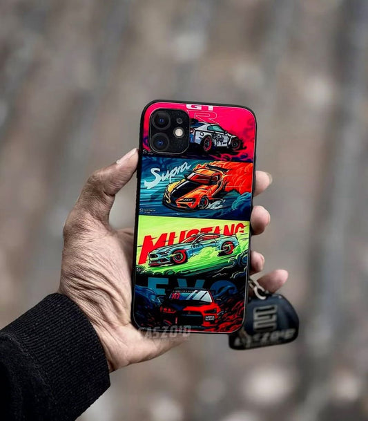 Car Collage Premium Glossy PhoneCase