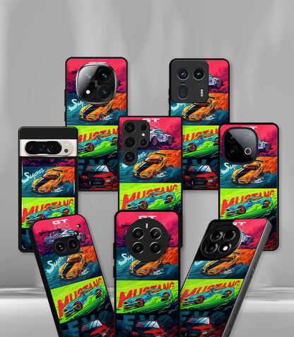Car Collage Premium Glossy PhoneCase