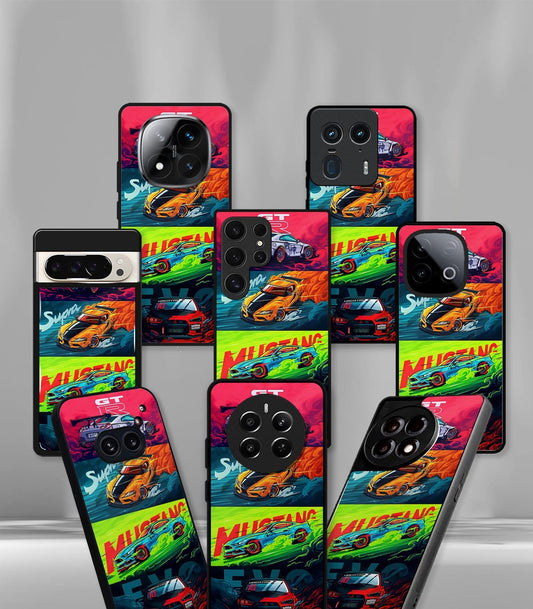 Car Collage Premium Glossy PhoneCase