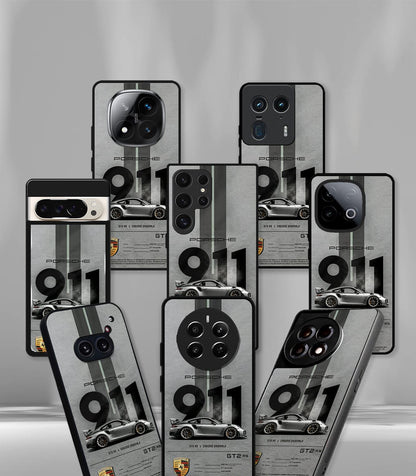 Porsche 911 Grey Premium Glossy PhoneCase