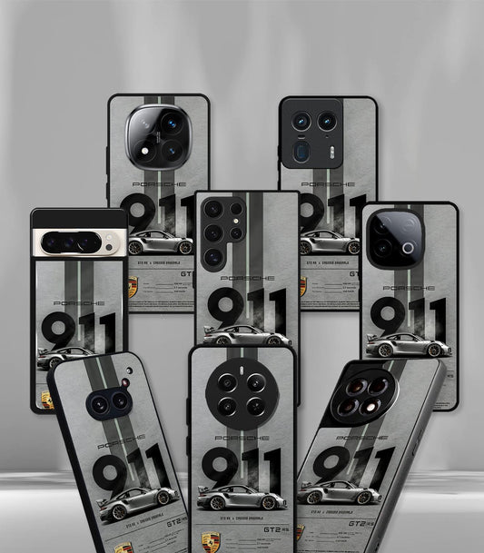 Porsche 911 Grey Premium Glossy PhoneCase
