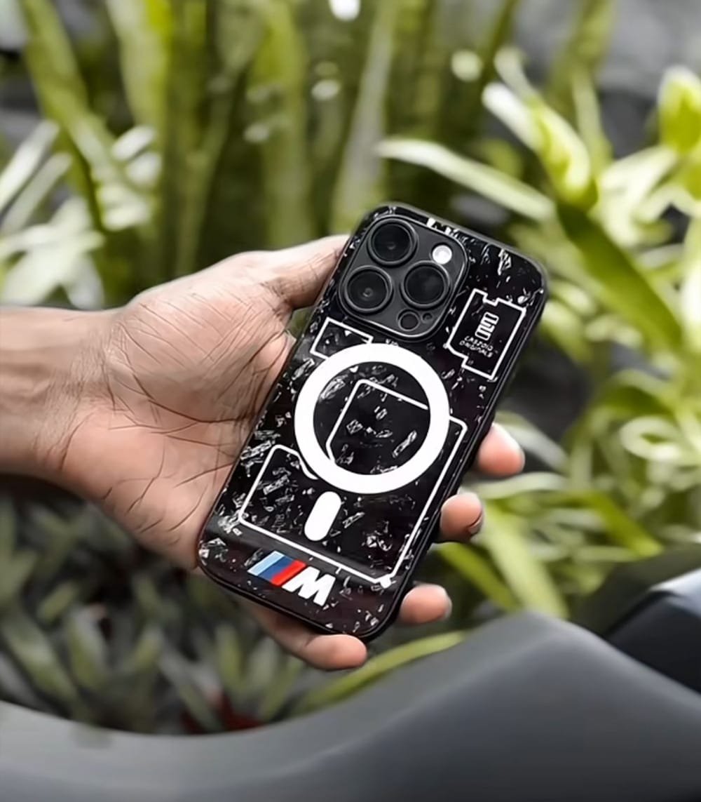 carbon fiber cyber pattern premium glossy phonecase